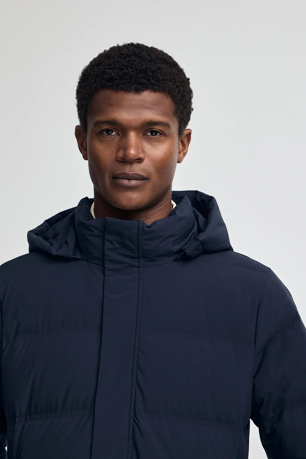 Navy-blue down jacket Valberg with Polo Club logo - Image 2