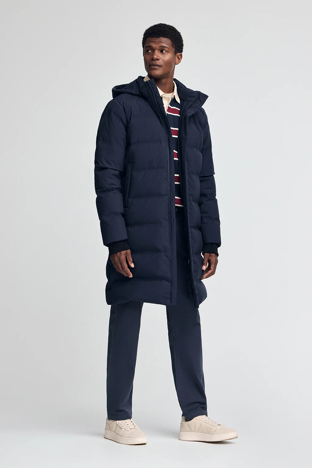 Navy-blue down jacket Valberg with Polo Club logo - Image 3