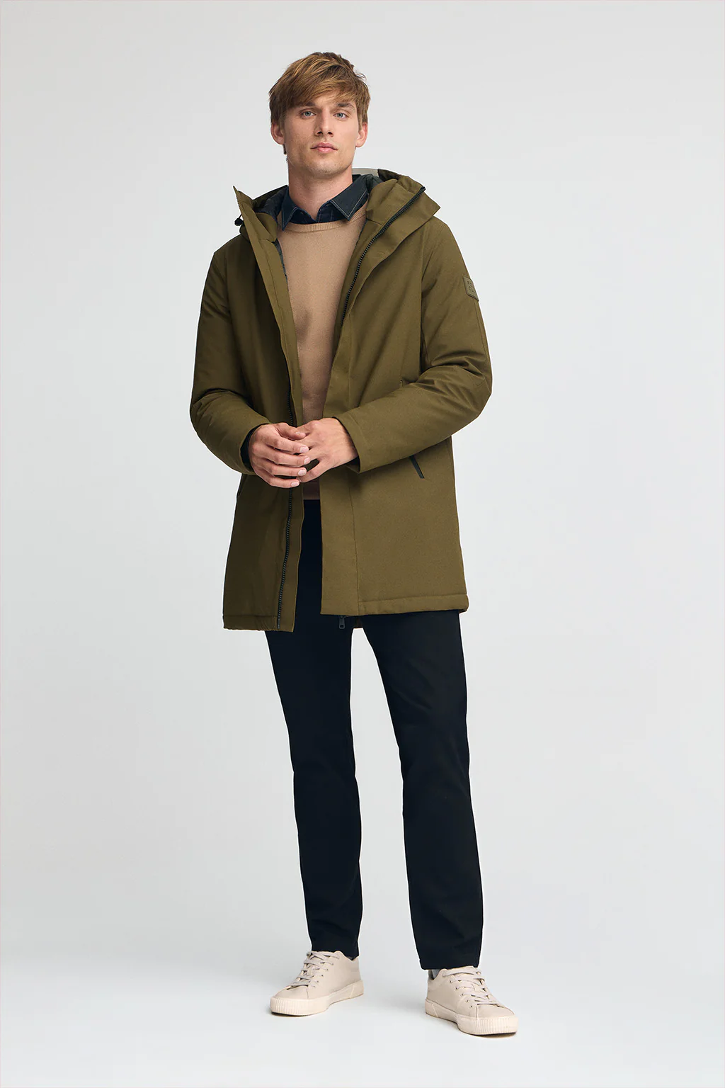 Dark-khaki jacket Voguel with Polo Club logo - Image 4