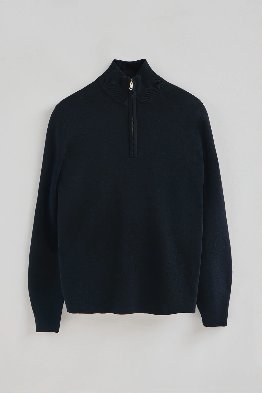 Navy-blue half-zip jumper with Polo Club patch - Image 9