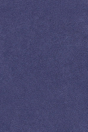 Blue-violet garment-dyed jumper with half zip and embroidered logo - Image 9