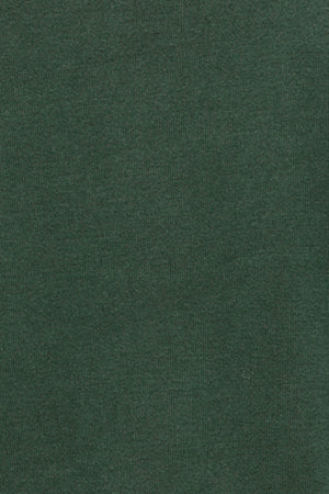 Emerald-green garment-dyed jumper with half zip and embroidered logo - Image 9