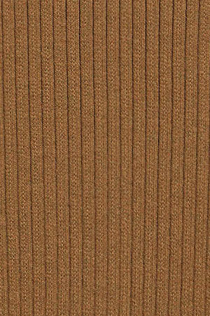 Camel ribbed jumper Jay with embroidered monogram - Image 11