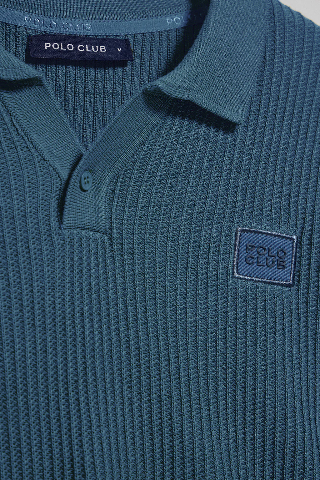 Denim-blue jumper Jimin with chest logo - Image 6
