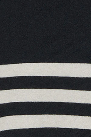 Navy-blue knit jumper Jisoo with embroidered monogram - Image 8