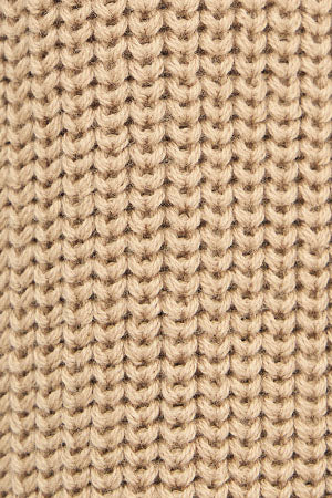 Camel fisherman's-rib cardigan with Polo Club patch - Image 10