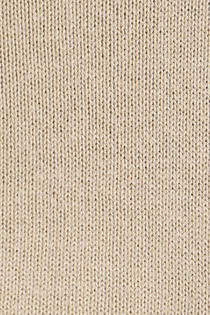 Beige half-zip cotton jumper - Image 10