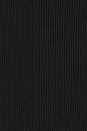 Black boat-neck jumper Lalita with pearly button - Image 9