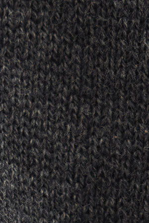 Dark-grey-marl wool-blend jumper with polo collar and Polo Club pearly button - Image 10