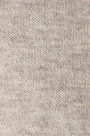 Beige-marl Merino-wool jumper with round neck - Image 11