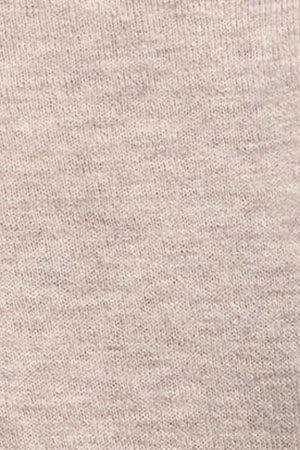 Beige-marl Merino-wool jumper with slim fit and round neck - Image 10