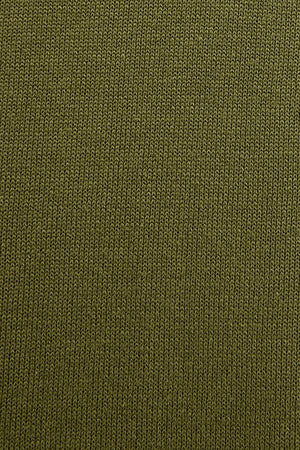 Moss-green cotton-linen jumper with raglan sleeves and Polo Club logo - Image 11