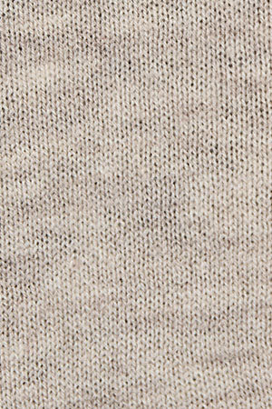 Beige-marl Merino-wool jumper with mock neck - Image 11