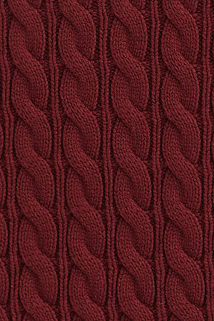 Maroon V-neck jumper with Polo Club nautical patch - Image 10