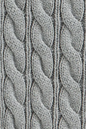 Grey-marl cardigan with Polo Club nautical patch - Image 9