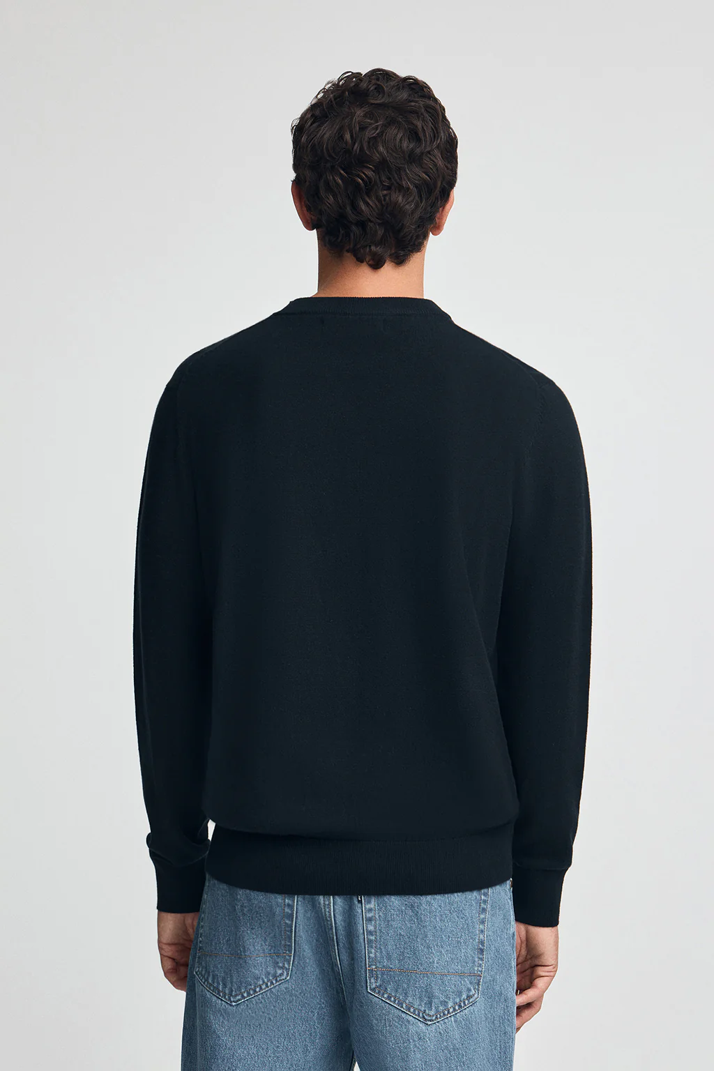 Men’s 2-pack jumpers in navy and light blue marl with Rigby Go embroidery - Image 10