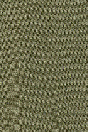 Light-green V-neck jumper in cotton and linen with embroidered monogram - Image 9