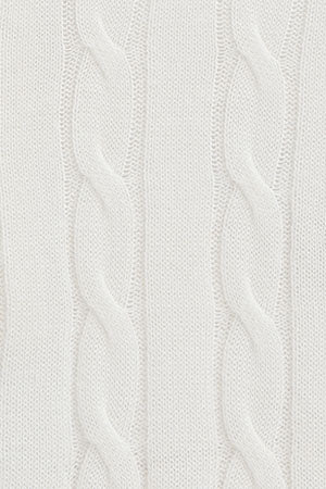 Nude cable-knit jumper with zipped neck and Rigby Go logo - Image 11
