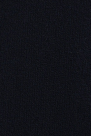 Navy-blue polo-collar wool-blend jumper with Rigby Go embroidery - Image 9