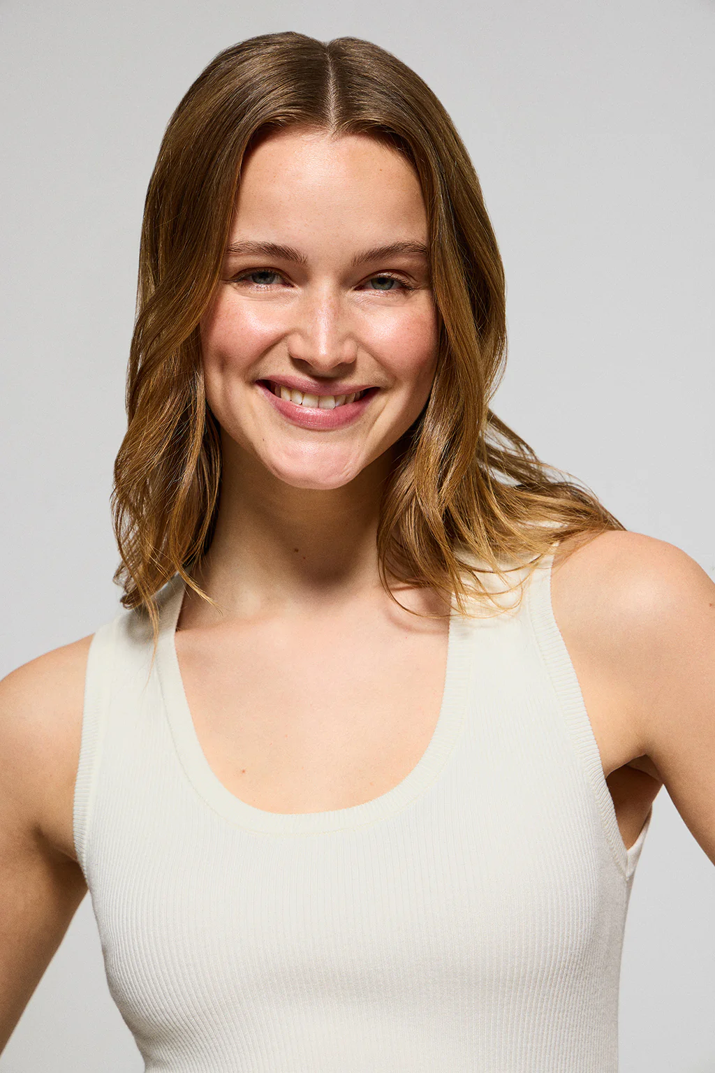 Beige ribbed jumper with Rigby Go embroidery - Image 3