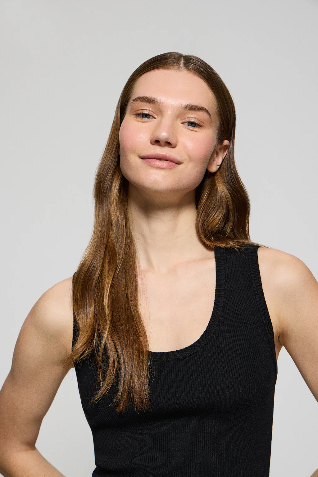 Black ribbed jumper with Rigby Go embroidery - Image 3