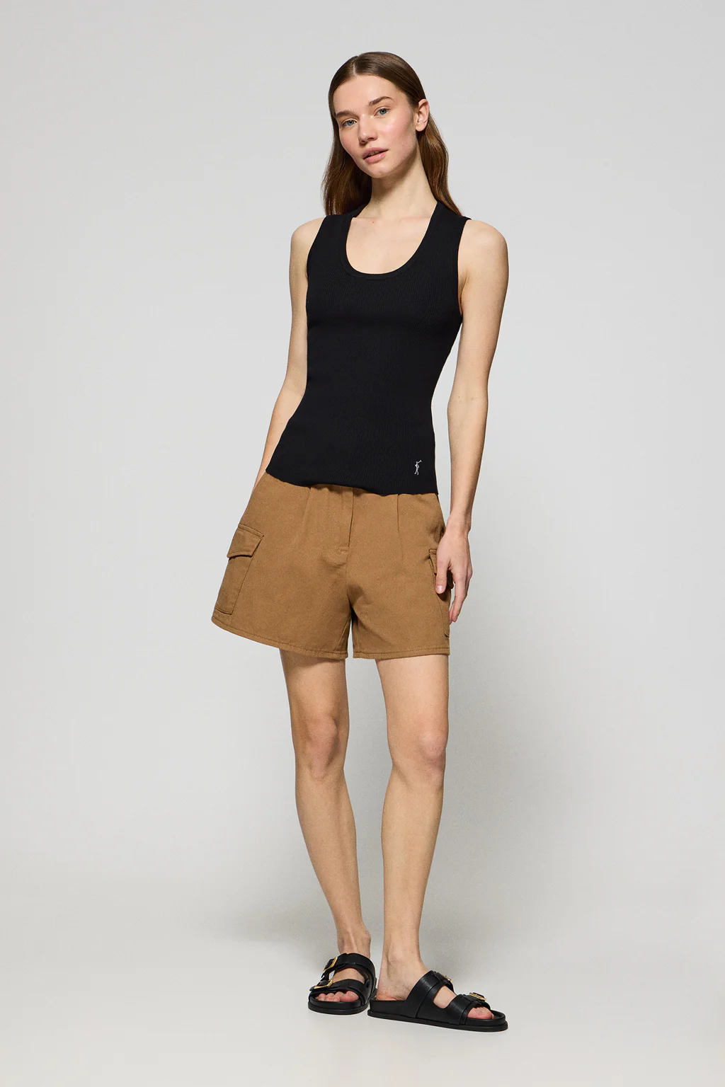 Black ribbed jumper with Rigby Go embroidery - Image 4