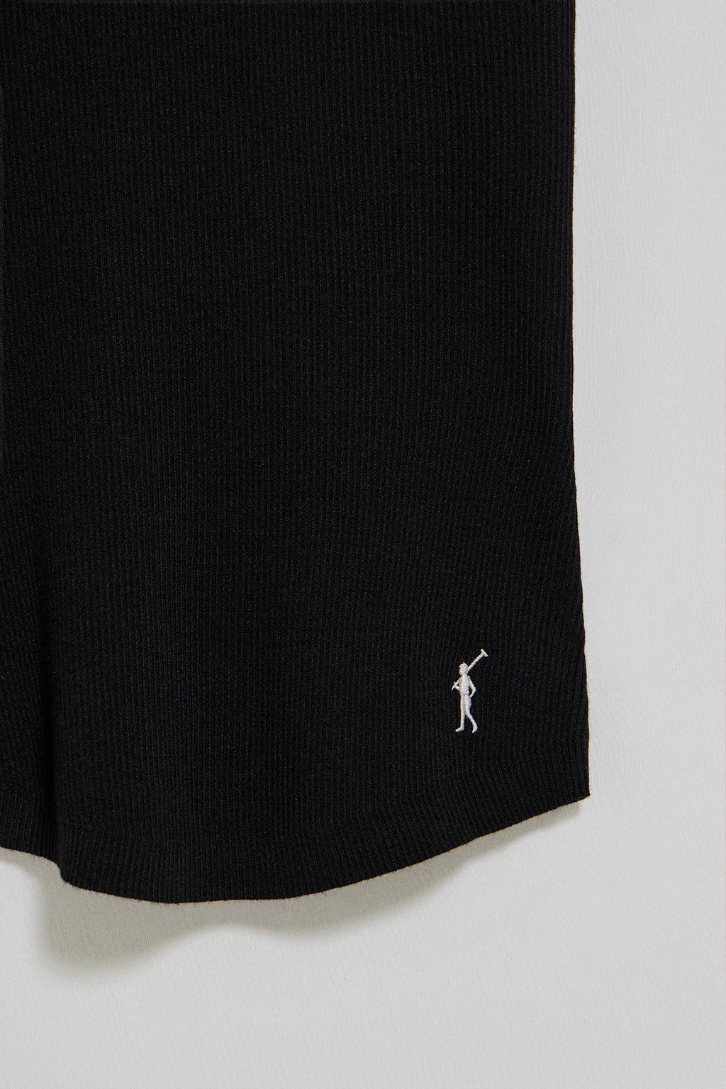Black ribbed jumper with Rigby Go embroidery - Image 6