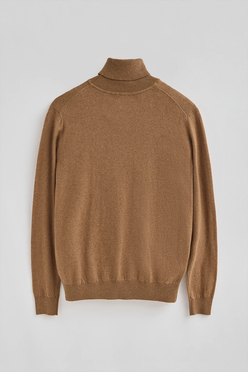 Camel-marl turtleneck wool-blend jumper with Rigby Go embroidery - Image 7
