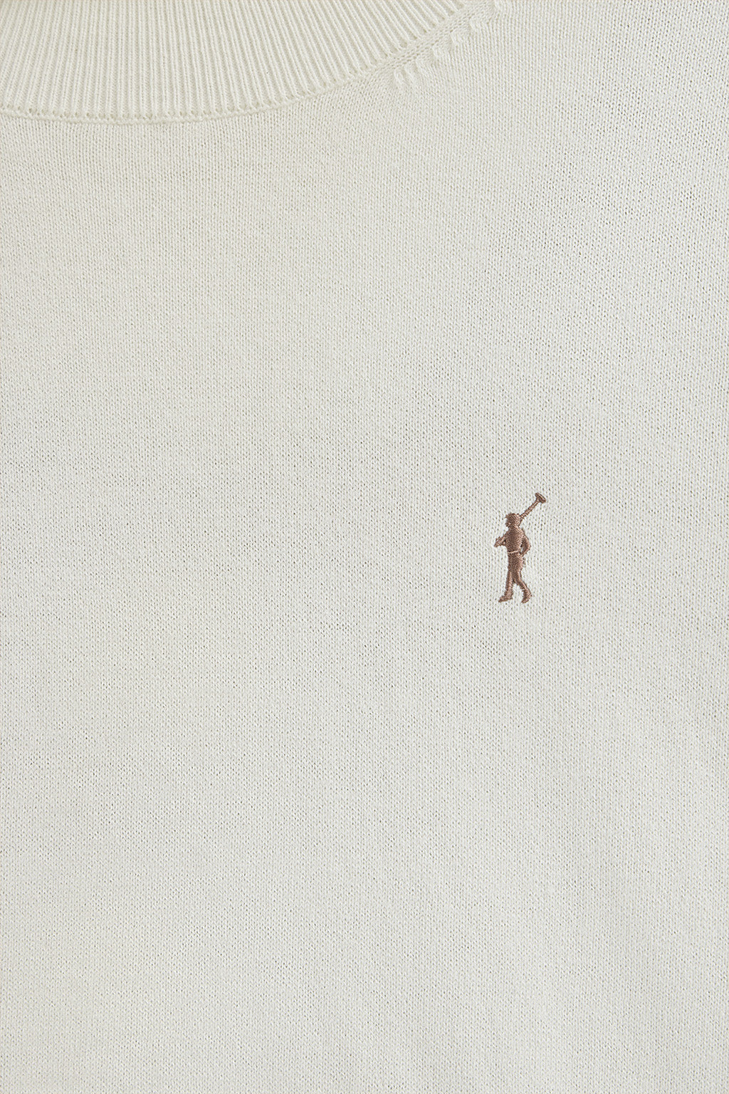 Nude turtleneck wool-blend jumper with Rigby Go embroidery - Image 6