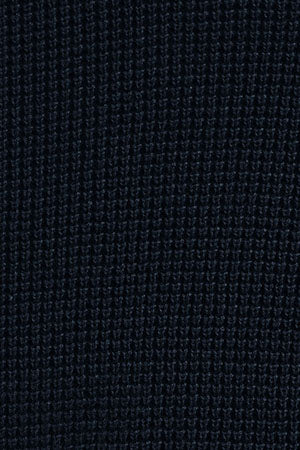 Navy-blue waffle-knit jumper with round neck and Rigby Go embroidery - Image 8