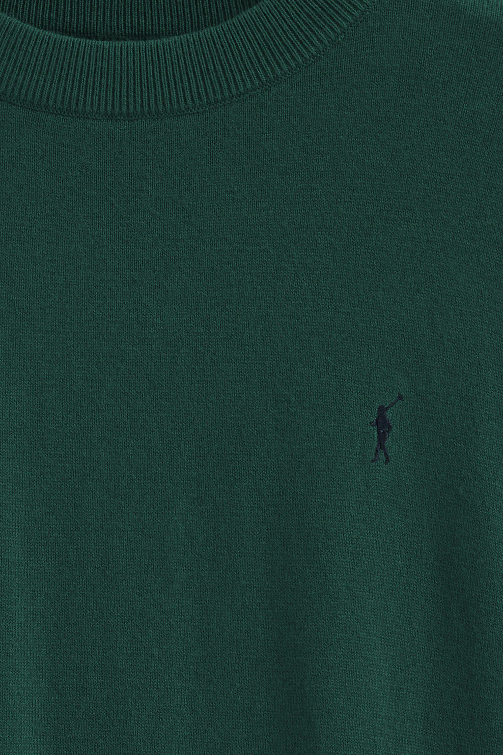 Emerald wool-blend jumper with Rigby Go embroidery - Image 6