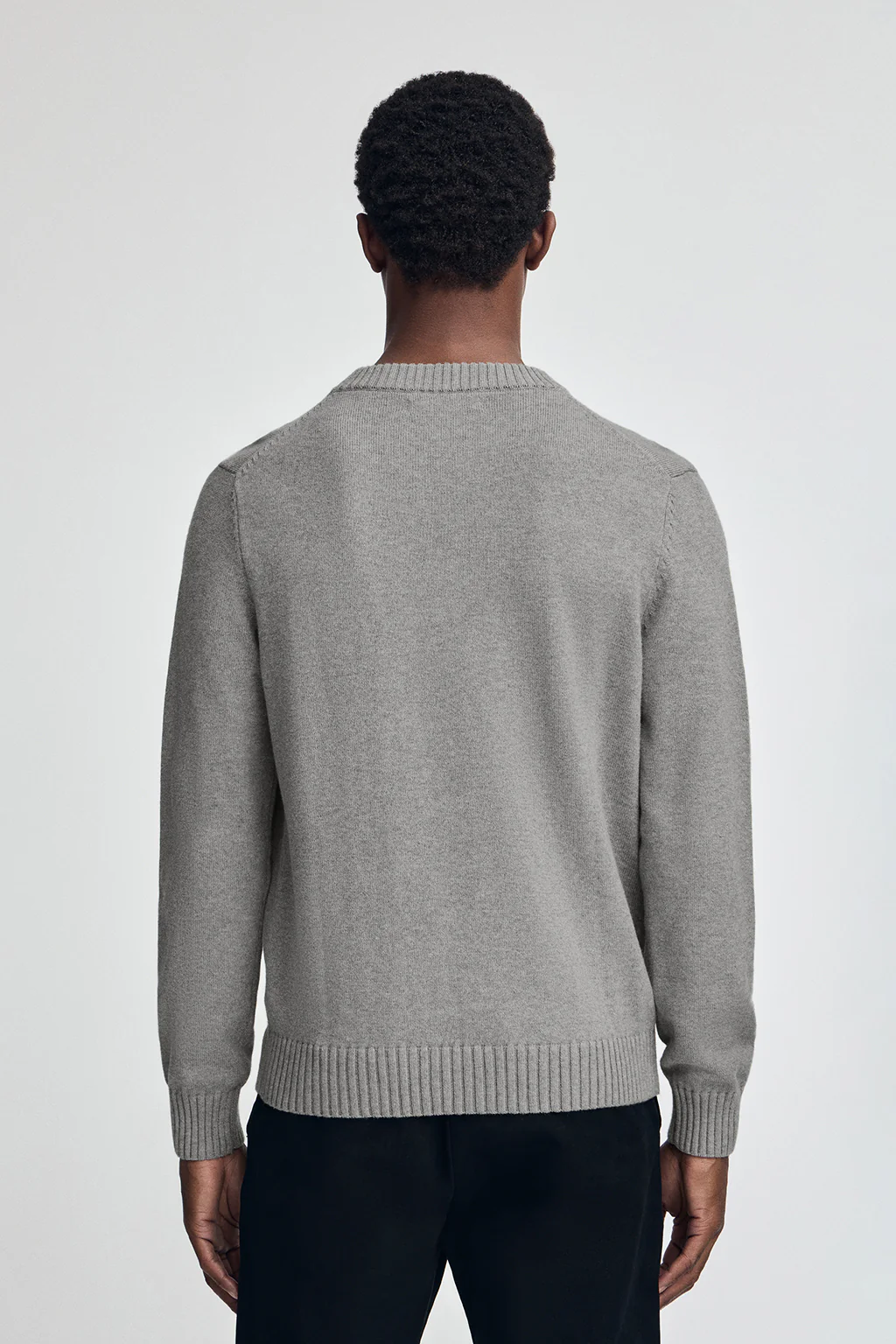 Grey-marl wool-blend jumper with Rigby Go embroidery - Image 4