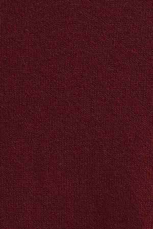 Maroon round-neck wool-blend jumper with Rigby Go embroidery - Image 8