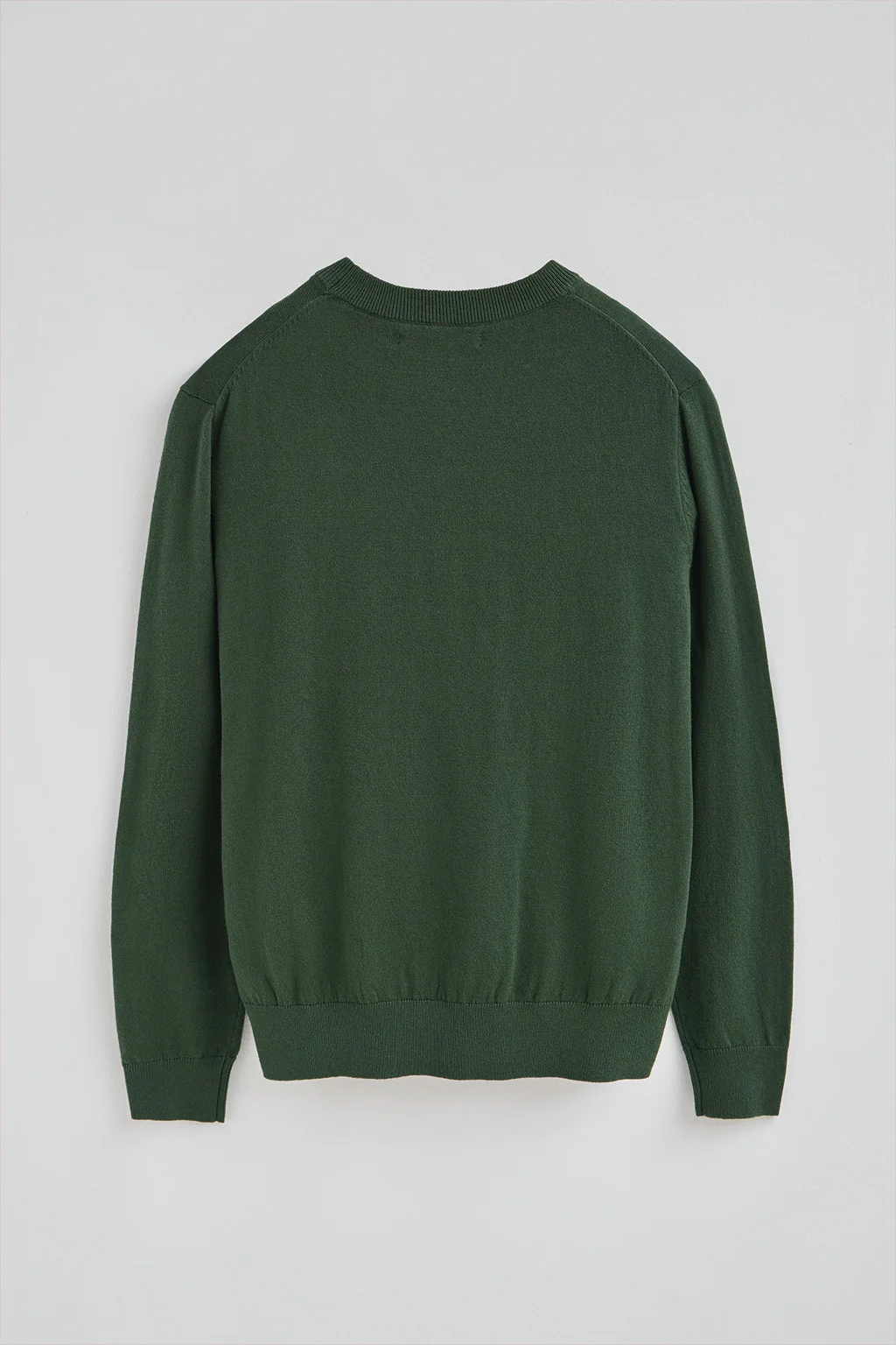 Mud-green wool-blend jumper with Rigby Go embroidery - Image 7