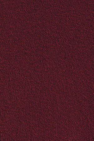 Maroon V-neck wool-blend jumper with Rigby Go embroidery - Image 9