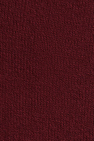 Maroon V-neck wool-blend jumper with Rigby Go embroidery - Image 9