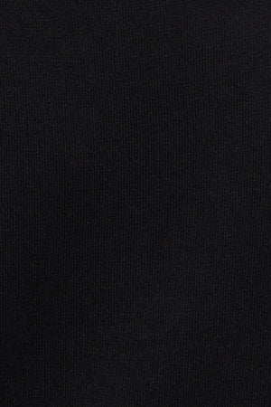Black round-neck basic knit jumper with Rigby Go logo - Image 9