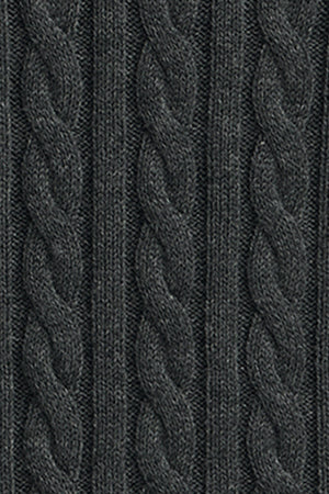 Dark-grey-marl round-neck wool-blend jumper with Rigby Go embroidery - Image 9
