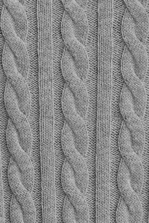 Grey-marl round-neck wool-blend jumper with Rigby Go embroidery - Image 9