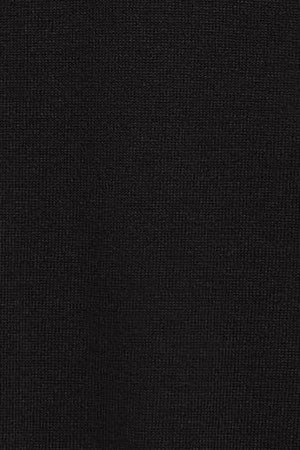 Black knit jumper with zip and Rigby Go embroidered logo - Image 9