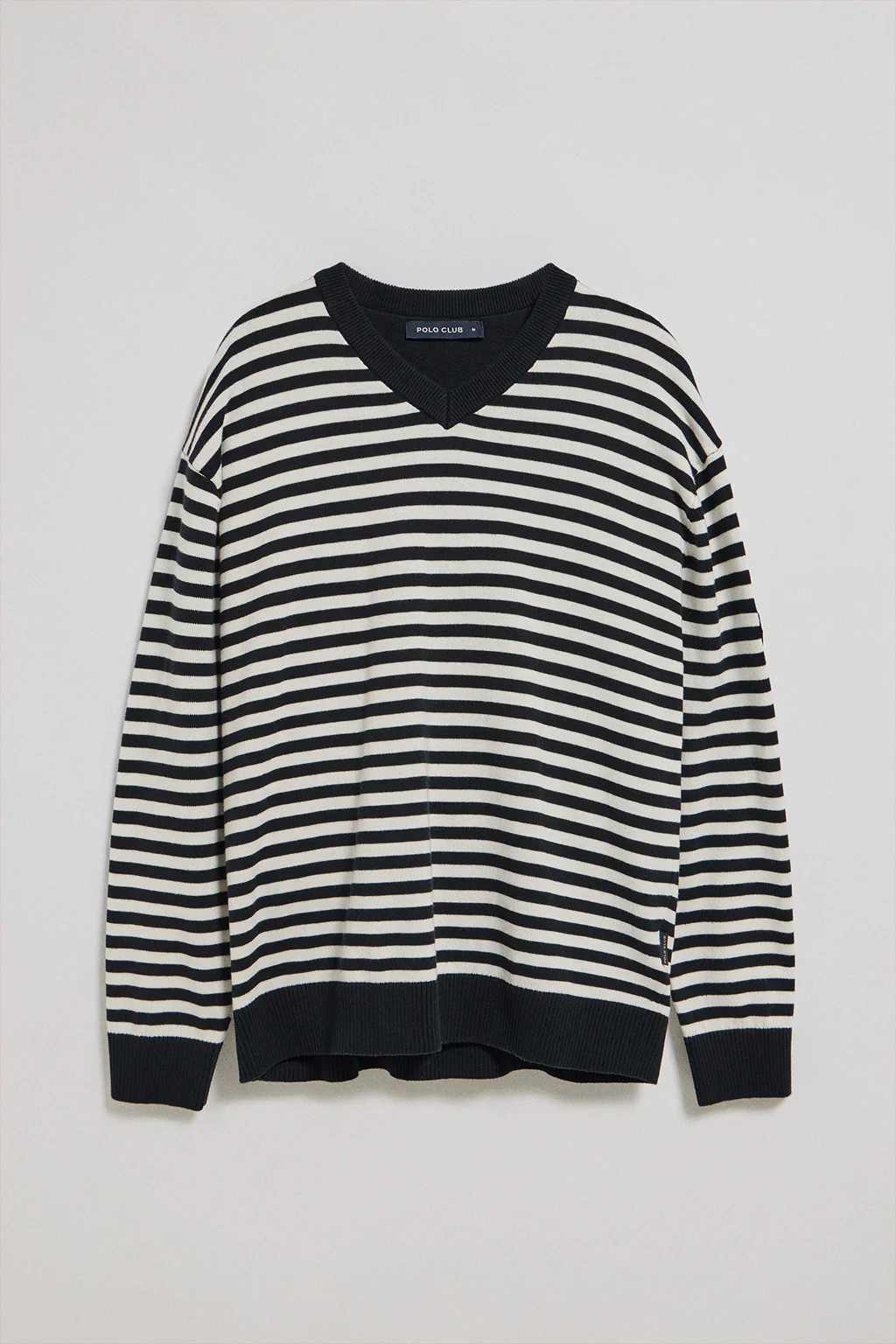 Navy-blue knit jumper Seagull with nautical patch - Image 5