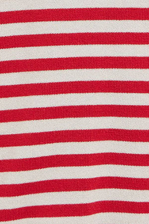 Red knit jumper Seagull with nautical patch - Image 9