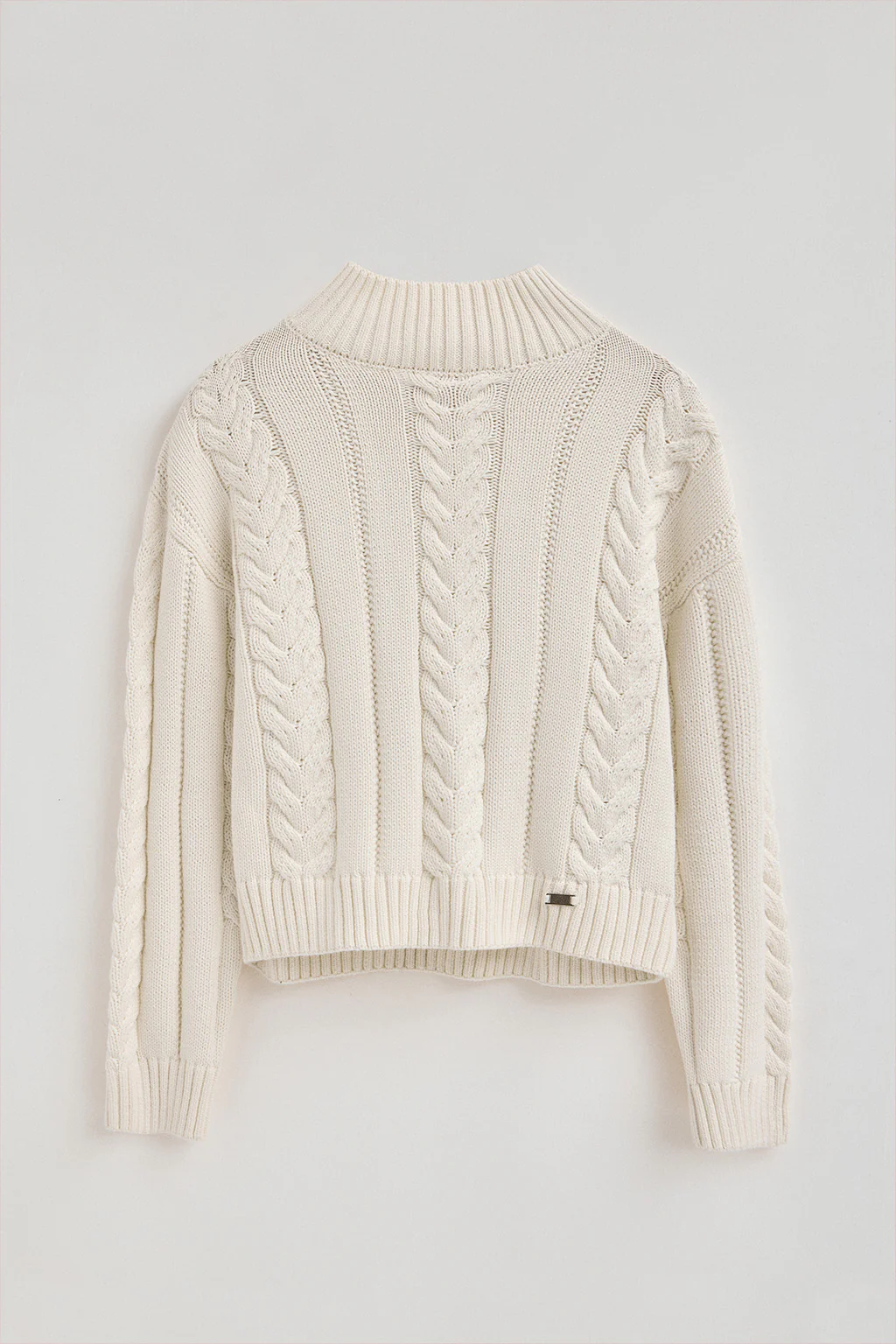 Nude chunky-knit jumper Serena - Image 9
