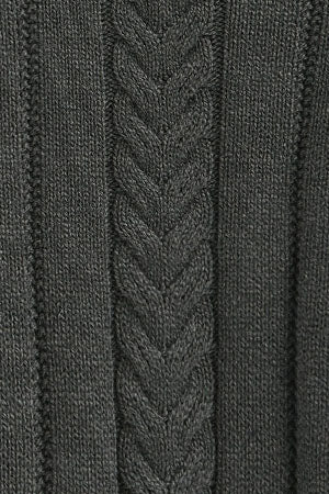 Dark-grey-marl chunky-knit jumper Serena - Image 11