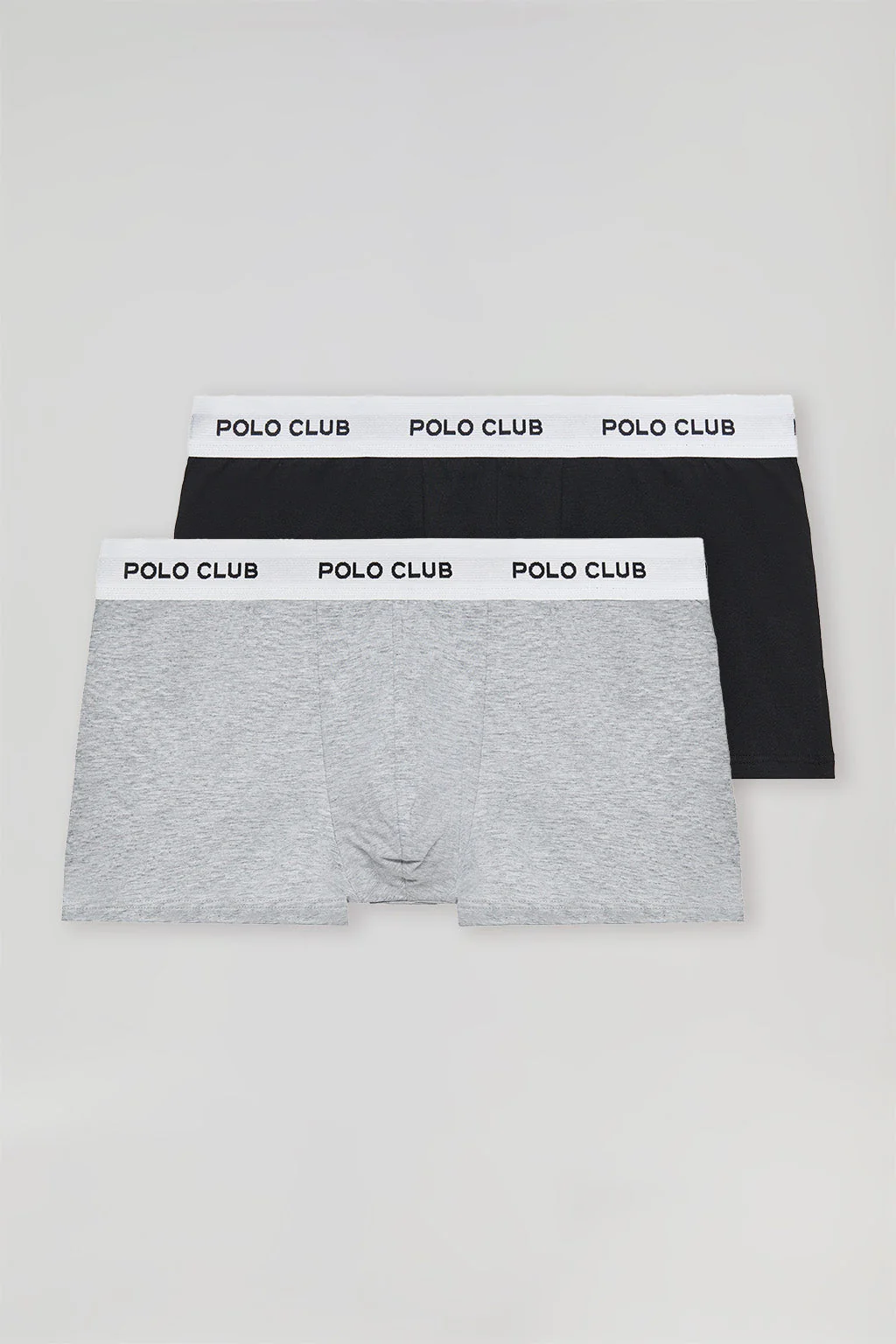 2 Pack of boxers (black/grey) with Polo Club logo - Image 5