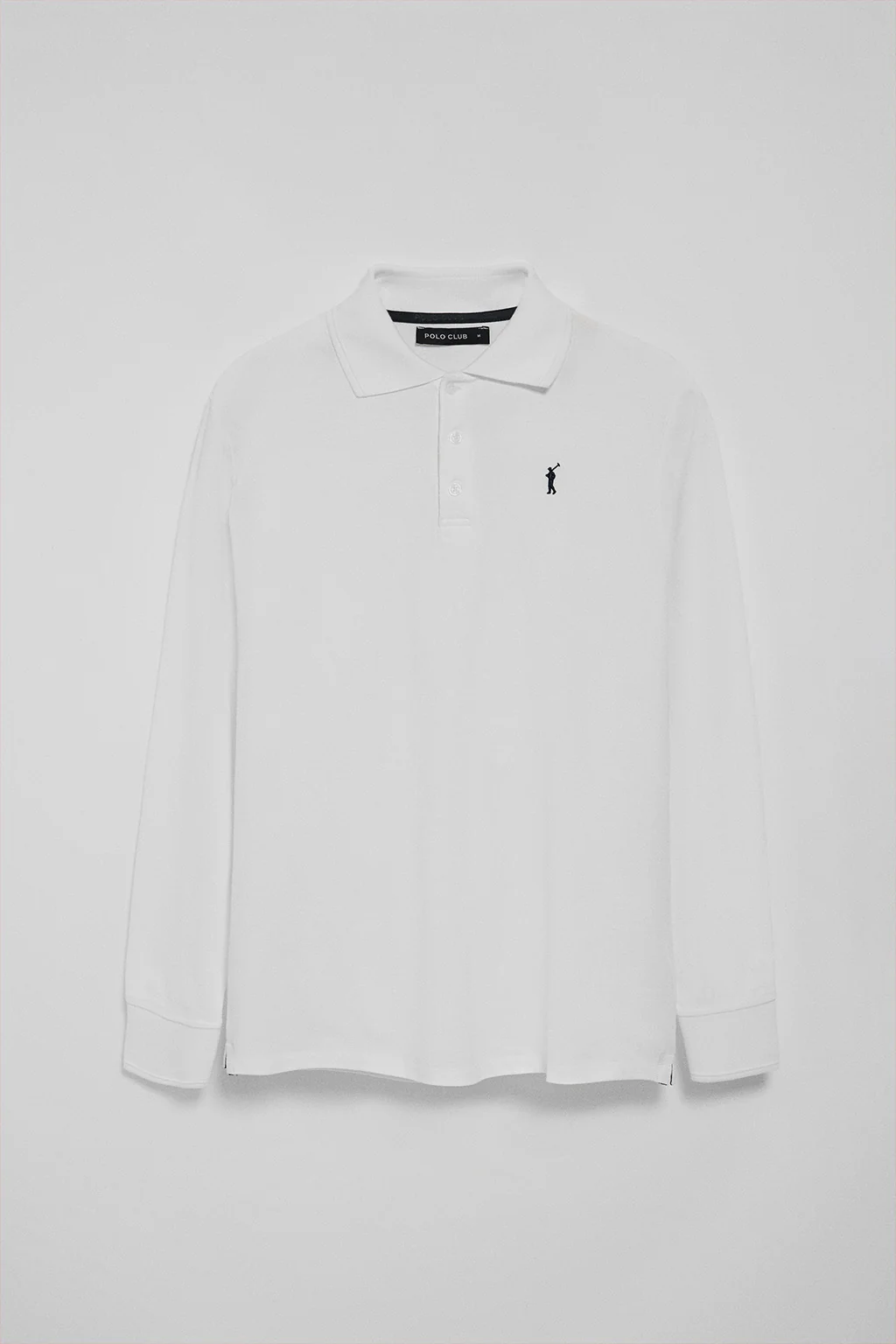 Long-sleeve polo shirt with Rigby Go logo 2 pack (navy blue and white) - Image 2