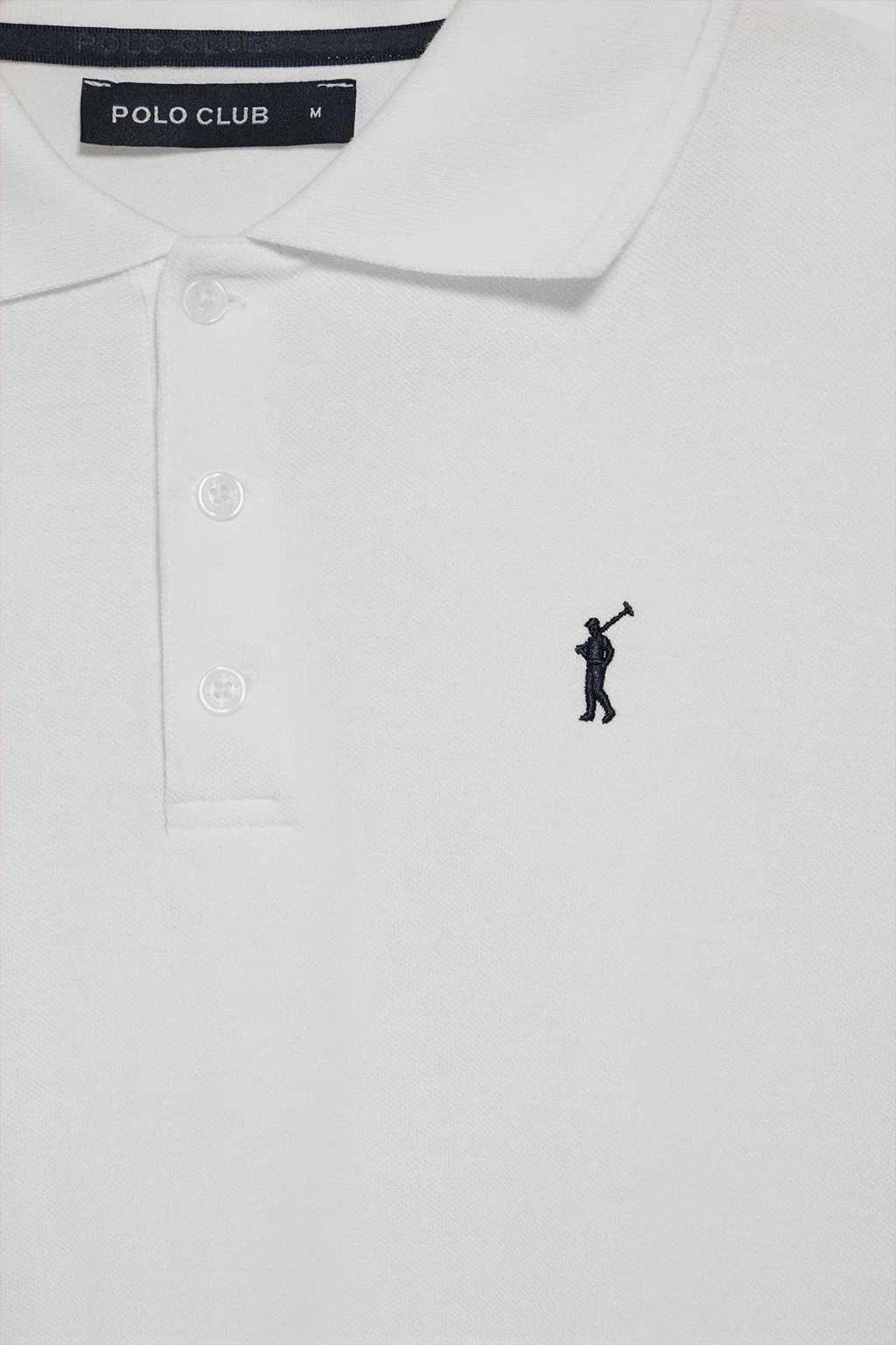 Long-sleeve polo shirt with Rigby Go logo 2 pack (navy blue and white) - Image 3