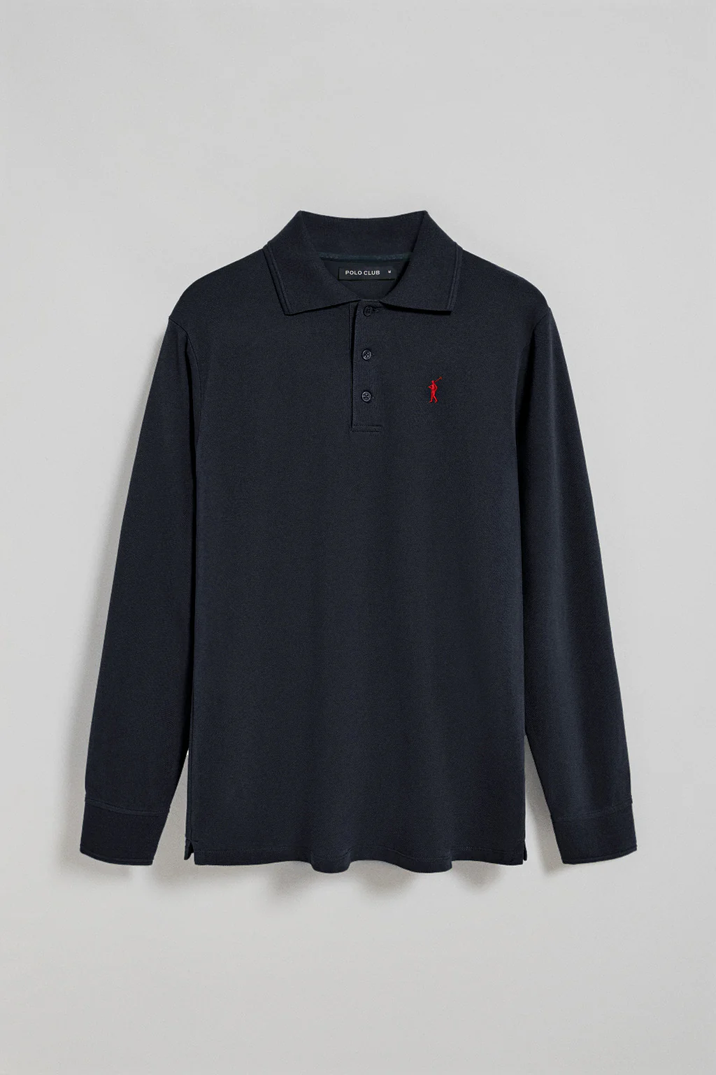Long-sleeve polo shirt with Rigby Go logo 2 pack (navy blue and white) - Image 5