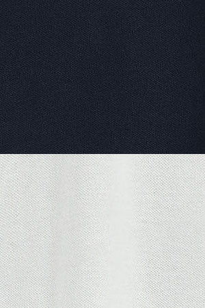 Men’s 2-pack pique polo shirts in navy and black with Rigby Go embroidery - Image 10
