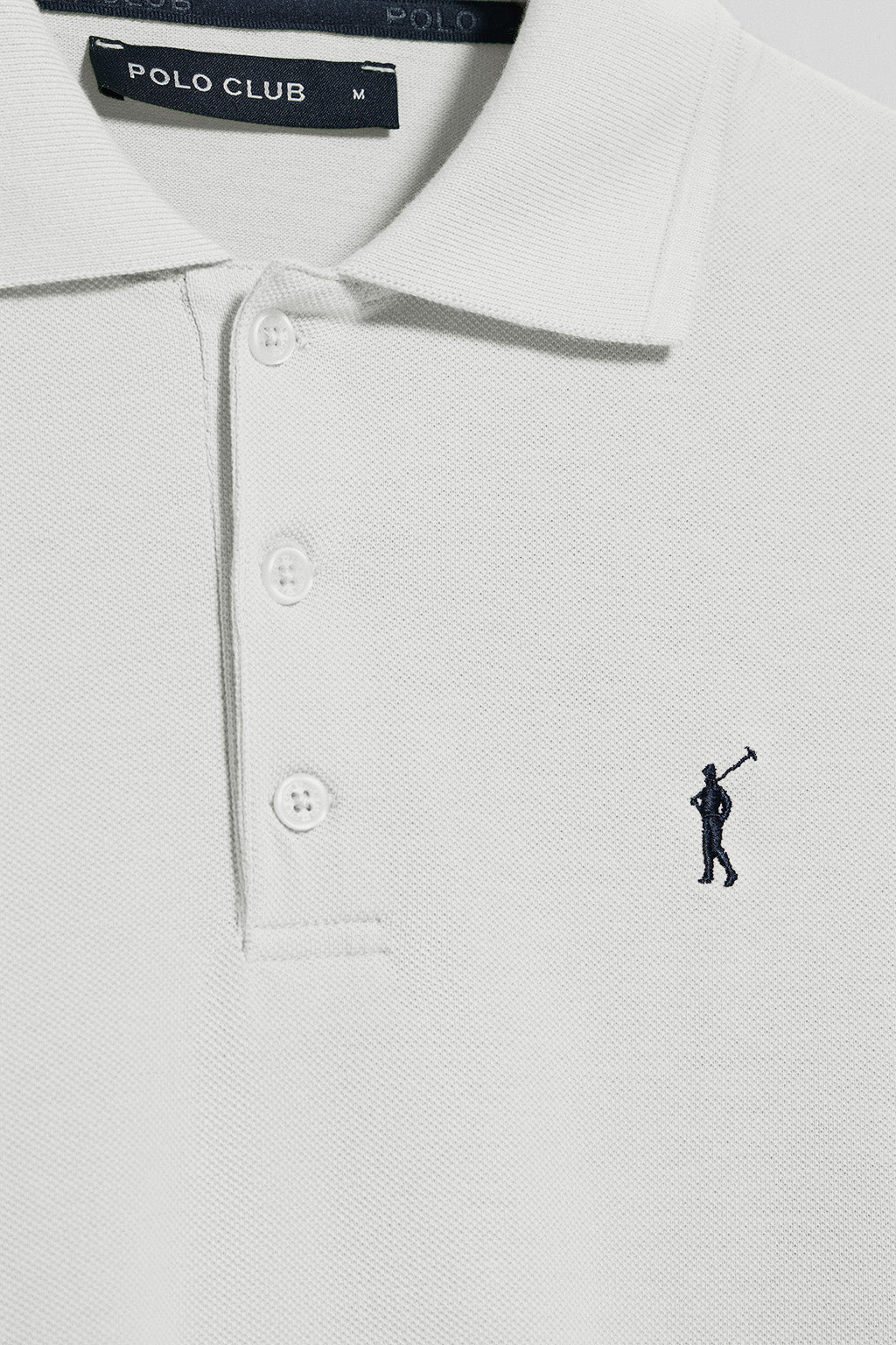 Three-button polo shirt with Rigby Go logo 3 pack (black, navy blue and white) - Image 4